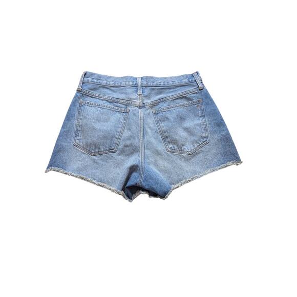 New Madewell Curvy Relaxed Denim Shorts Cut-Offs Size 27" - Picture 3 of 9